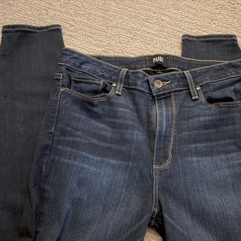PAIGE Indigo Denim Jeans hoxton ankle
